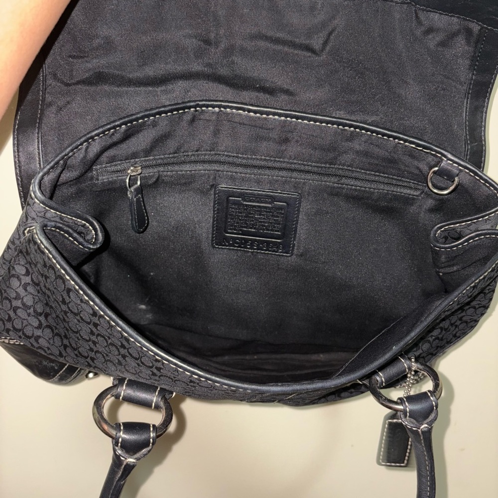 Vintage Coach 3648 Canvas Satchel Signature Soho - Picture 9 of 12